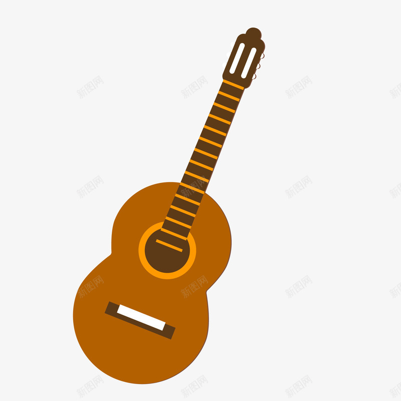 卡通吉他乐器矢量图ai免抠素材_88icon https://88icon.com 乐器设计 卡通 吉他设计 演唱 演奏 表演 矢量图