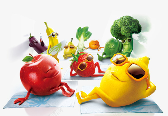 可爱蔬菜图标图标