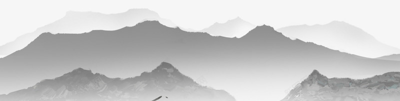 手绘装饰水墨高山插画psd免抠素材_88icon https://88icon.com 中国风 手绘 手绘插画 水墨 装饰图案 风景 高山