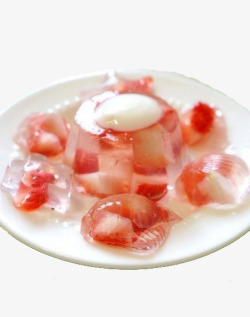 美貌的草莓果冻素材