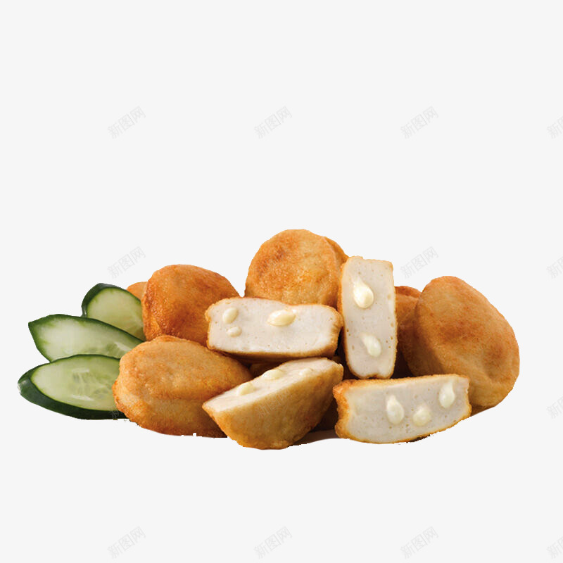 鱼饼豆腐psd免抠素材_88icon https://88icon.com 豆腐 食材 鱼饼 黄瓜