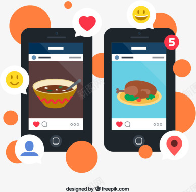手机送餐app程序图标图标