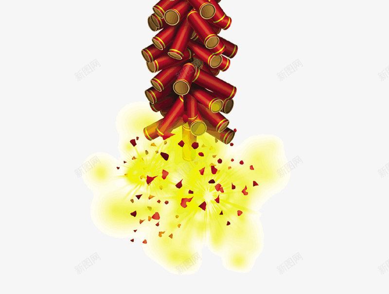 大礼包烟花爆竹装饰psd免抠素材_88icon https://88icon.com 大礼包 新年炮 火焰 烟花 烟花爆竹装饰 爆竹 红包来袭 红炮 红色的丝带 金色的音符
