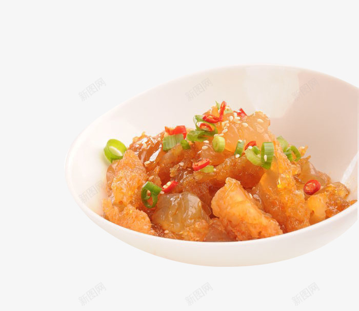 老醋蛰头png免抠素材_88icon https://88icon.com 产品实物 搭配 美味 美食 老醋 蛰头 辣椒