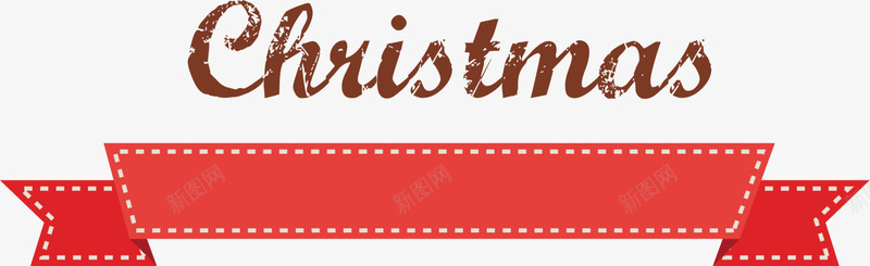 红色圣诞节横幅标签png免抠素材_88icon https://88icon.com Christmas Merry merry 圣诞快乐 圣诞节 横幅缎带 红色标签