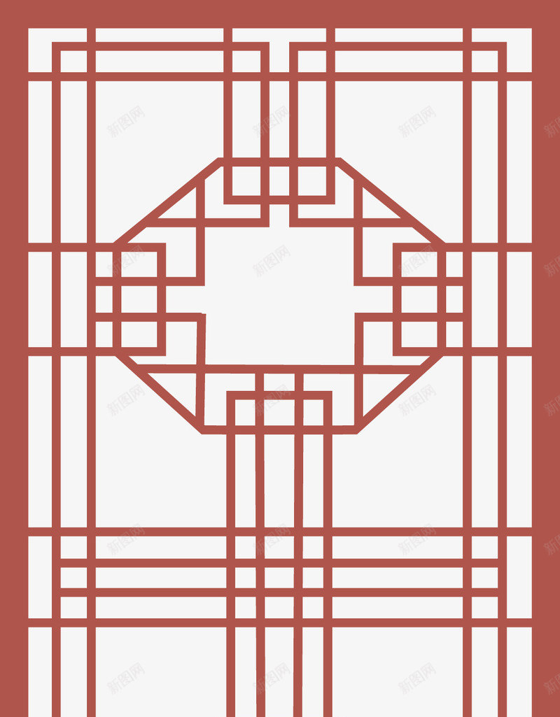 传统窗格花纹png免抠素材_88icon https://88icon.com 中国风 传统窗格花纹 古典门窗 复古门窗