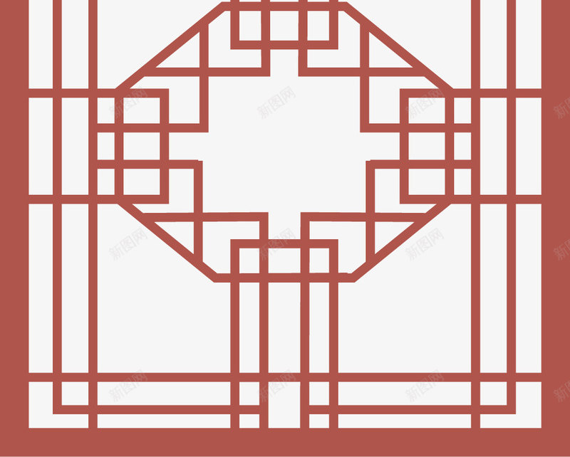传统窗格花纹png免抠素材_88icon https://88icon.com 中国风 传统窗格花纹 古典门窗 复古门窗