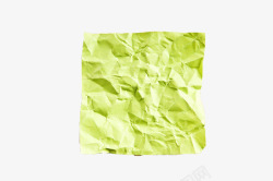 绿色皱纹便条纸素材