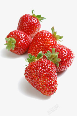 鲜红的草莓素材