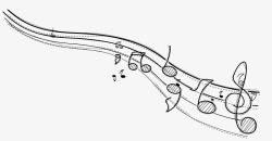 黑色乐谱音符装饰图案素材