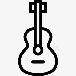拉门西班牙吉他图标高清图片