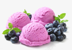 蓝莓冰淇淋蓝莓冰淇淋高清图片