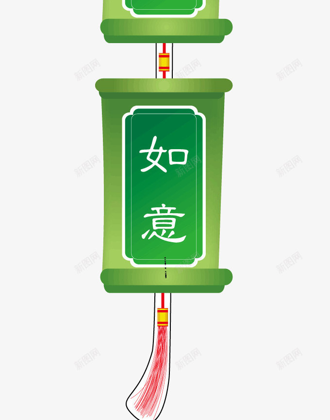 端午节挂饰矢量图ai免抠素材_88icon https://88icon.com 挂饰 端午 端午节 红色 绿色装饰 节日 黄色 矢量图