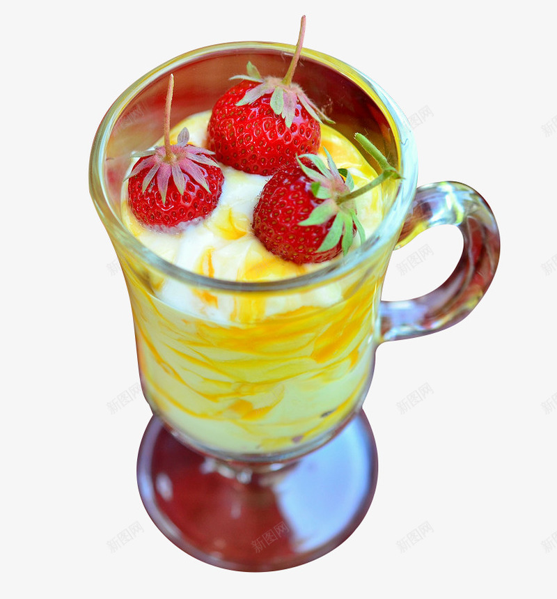 草莓布丁甜品png免抠素材_88icon https://88icon.com 布丁 甜品 草莓 草莓布丁