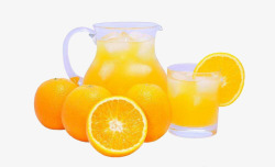 橙汁橙子素材