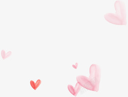 唯美浪漫爱心图形素材