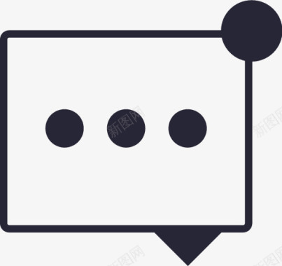 对话框气泡icon消息气泡矢量图图标图标