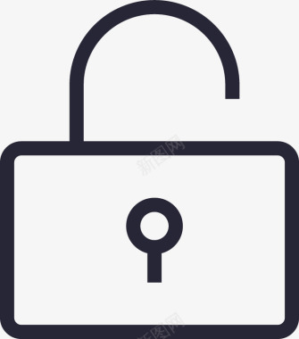 锁锁icon01矢量图图标图标