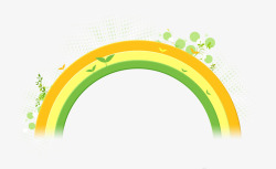 黄绿的小草教师节黄绿色小草彩虹高清图片