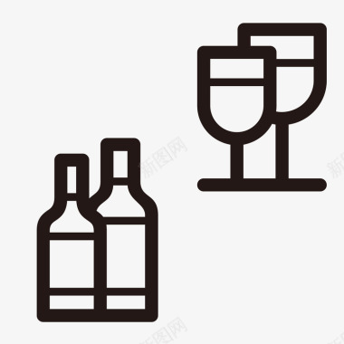 嘉士伯啤酒啤酒与杯子图标图标