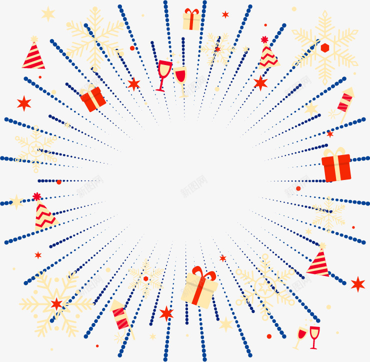 圣诞元素背景矢量图ai免抠素材_88icon https://88icon.com 圣诞 圣诞图片 圣诞图片素材 圣诞素材 圣诞素材图片 圣诞素材库图片 礼物 背景素材 雪花 矢量图