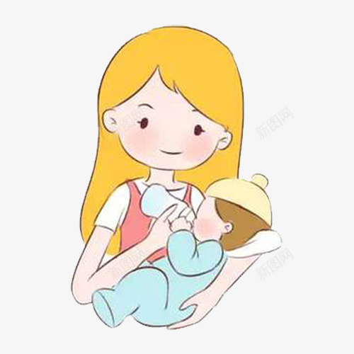 卡通妈妈给宝宝喂奶瓶png免抠素材_88icon https://88icon.com 亲子 卡通 吃奶 吃奶瓶 宝宝 宝宝吃奶 母婴