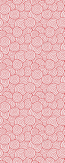 红色卡通圆圈壁纸特效素材
