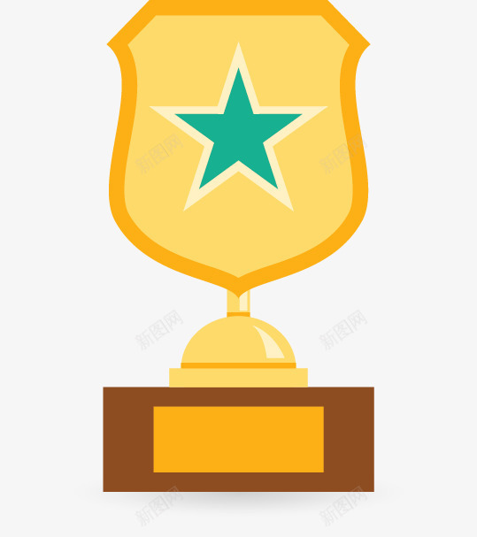 卡通五角星奖杯png免抠素材_88icon https://88icon.com 五角星 卡通 奖杯