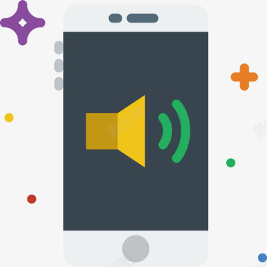 短信手机icon智能手机语音功能图标图标