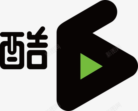 logo标识酷六视频logo矢量图图标图标