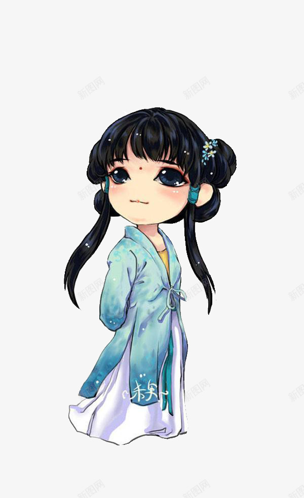 汉服女孩png免抠素材_88icon https://88icon.com 中国风 古典 汉服