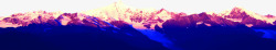 紫色雪山山峰团队素材