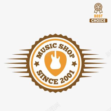 唢呐乐队logo吉他乐队logo图标图标