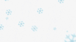 冷气雪花元素漂浮高清图片
