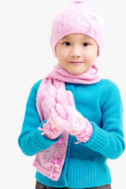 粉色帽子儿童可爱电商素材