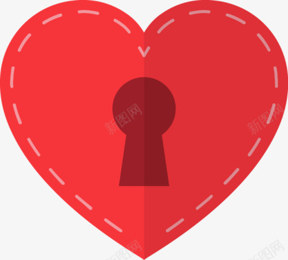 爱心锁爱心icon图标图标
