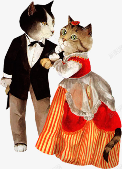 小猫动物png免抠素材_88icon https://88icon.com 动物 卡通 卡通猫咪 可爱 宠物 小猫 猫咪 猫猫 猫结婚