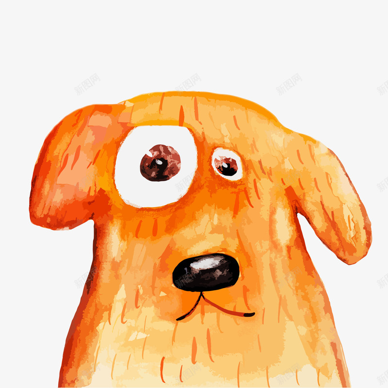 卡通水彩小动物矢量图ai免抠素材_88icon https://88icon.com 儿童 卡通 插画 母婴 水彩 矢量图