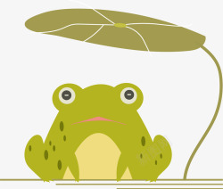 卡通手绘青蛙动物矢量图素材
