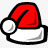 圣诞老人帽子SketchCons圣诞节素材