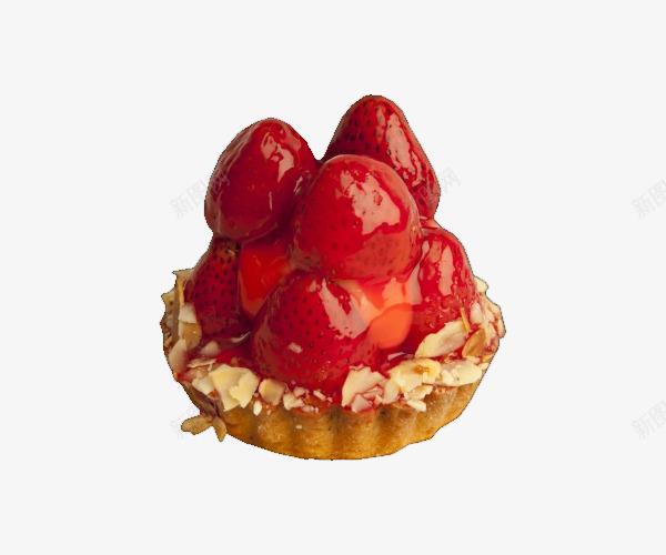 草莓蛋挞png免抠素材_88icon https://88icon.com 甜品 草莓 草莓塔 蛋挞