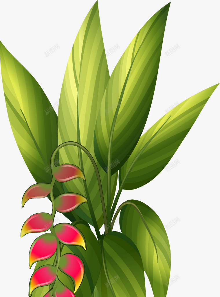 绿色盆栽花卉植物矢量图ai免抠素材_88icon https://88icon.com 植物 盆栽 绿色 花卉 矢量图