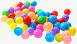 儿童球泡泡球五彩球红黄蓝素材