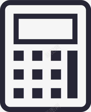 icon月供计算器矢量图图标图标
