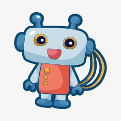 可爱机器人Q萌小机器人装饰高清图片
