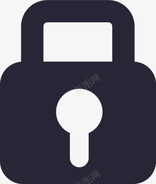 锁icon48锁子2矢量图图标图标