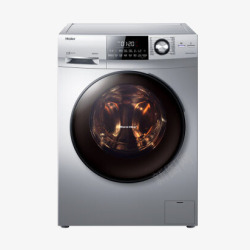 直驱海尔滚筒洗衣机EG10014高清图片