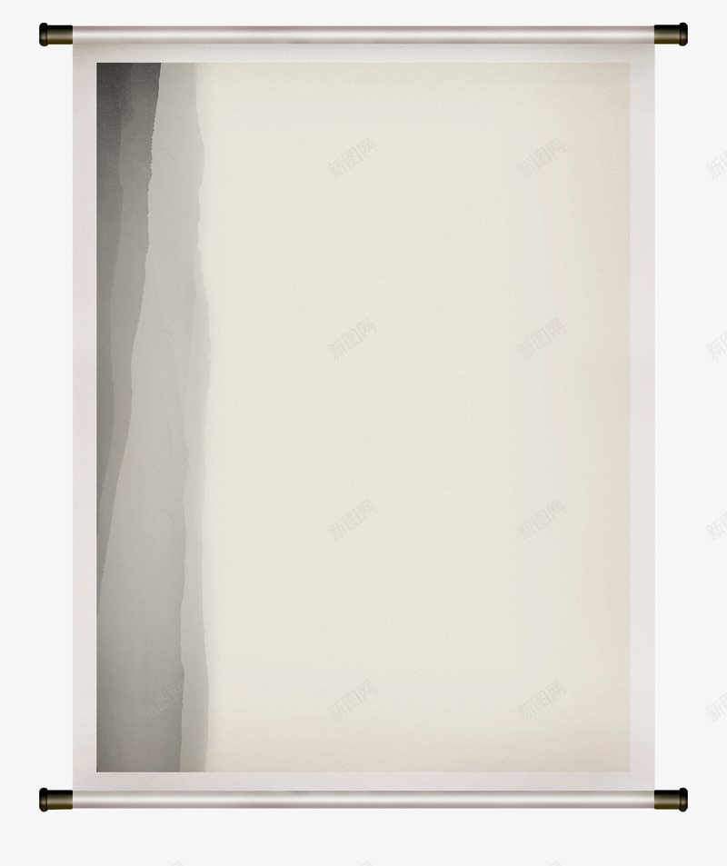 书画卷轴边框装饰png免抠素材_88icon https://88icon.com 书画 卷轴 装饰 设计 边框