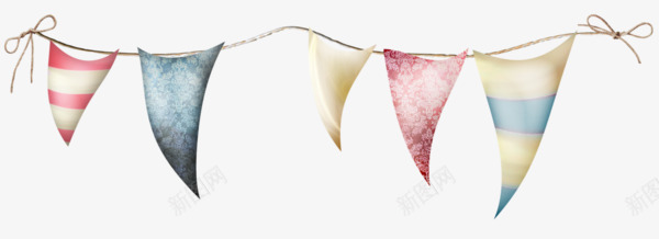 手绘派对三角旗png免抠素材_88icon https://88icon.com 三角旗 卡通手绘 派对装饰 节日装饰
