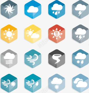 天气天气标图标图标